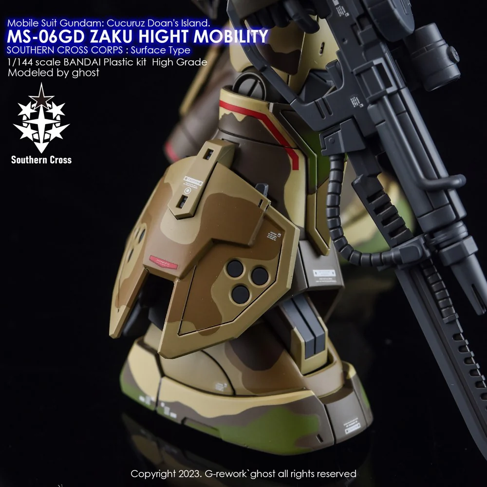 G-REWORK Decal HL-HMGT HG Zaku II High Mobility Southern Cross Corps (Cucuruz Doan's Island) - Image 8