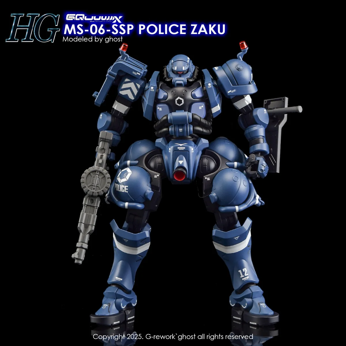 G-REWORK Decal H-GQ02 HG Police Zaku - Image 3