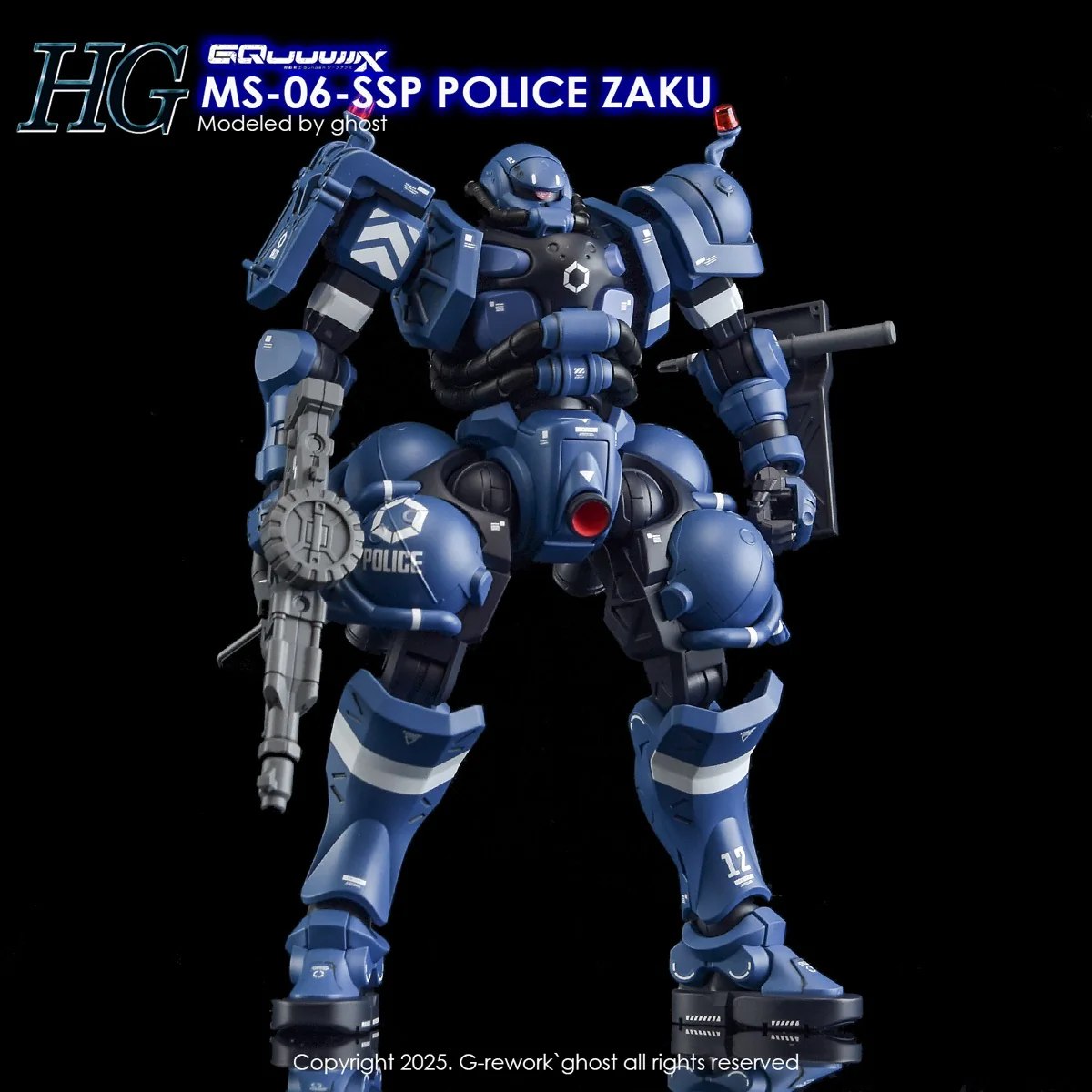 G-REWORK Decal H-GQ02 HG Police Zaku - Image 5