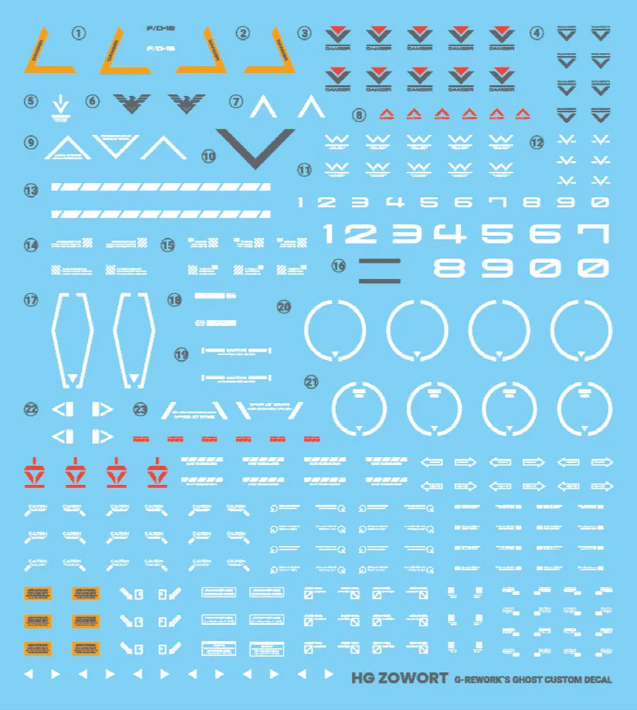 G-REWORK Decal H-WM14 HG Zowort - Image 9