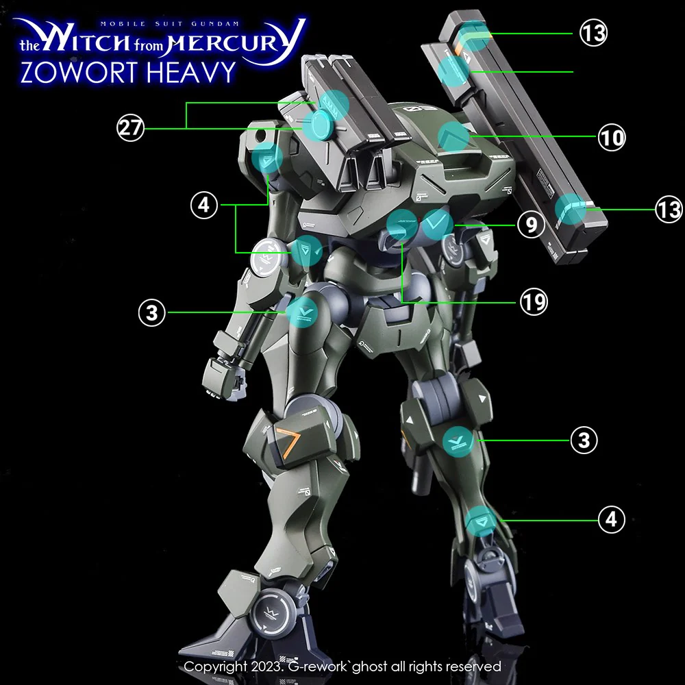 G-REWORK Decal H-WM20 HG Zowort Heavy - Image 11