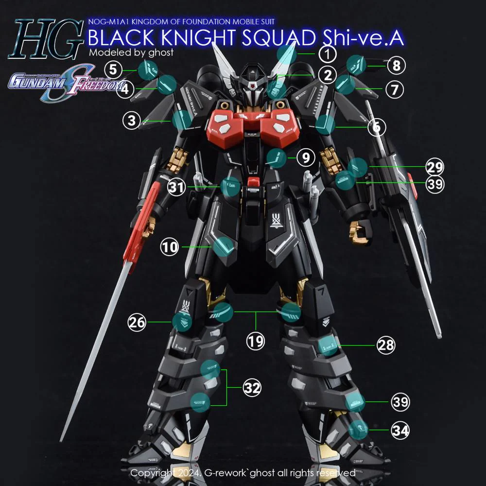 G-REWORK Decal H245 HGCE Black Knight Squad Shi-ve.A - Image 10