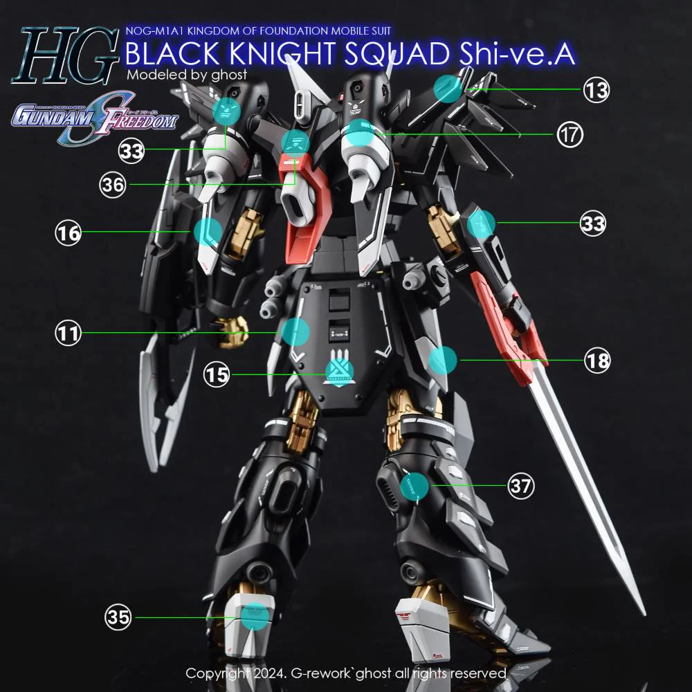 G-REWORK Decal H245 HGCE Black Knight Squad Shi-ve.A - Image 12