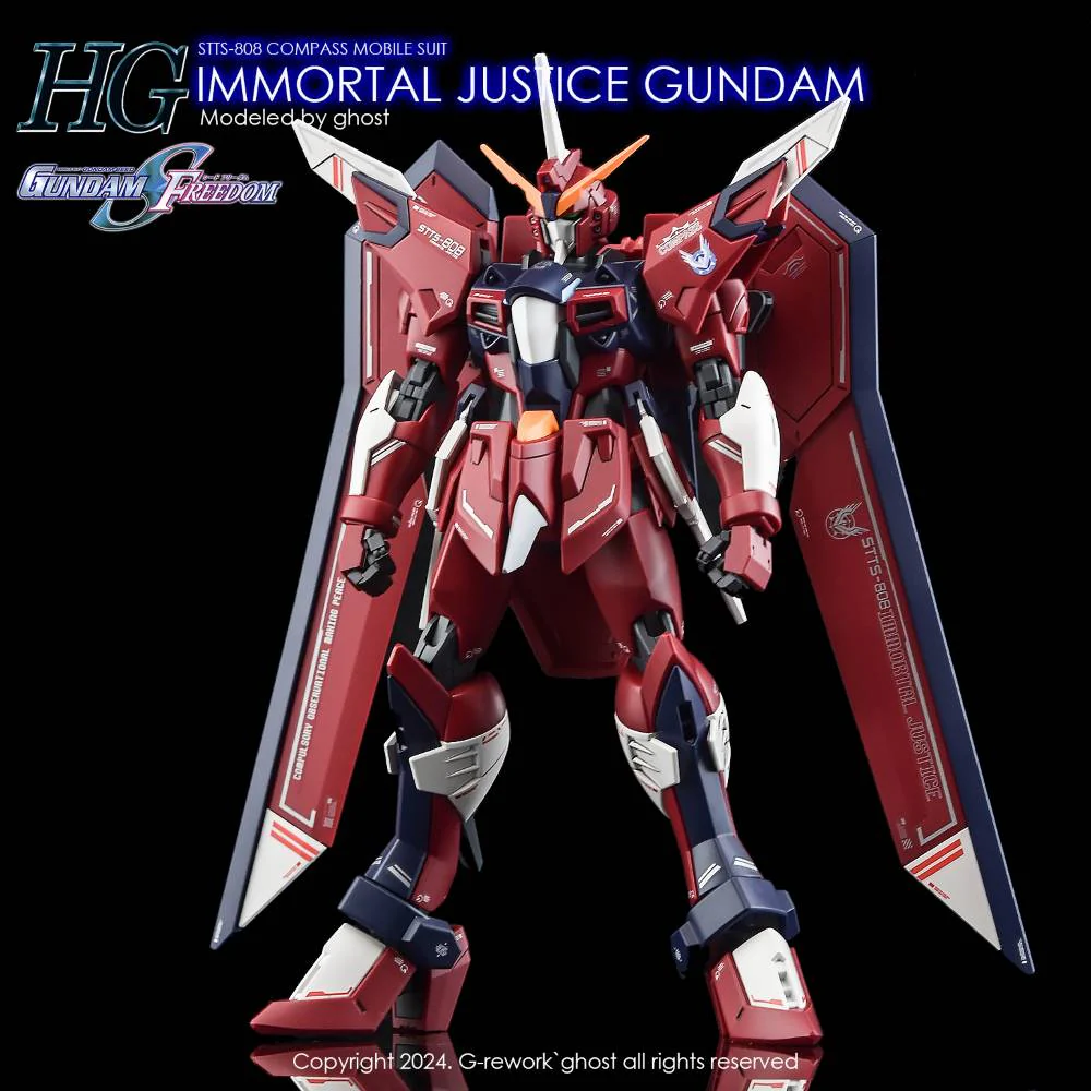 G-REWORK Decal H244 HGCE Immortal Justice Gundam - Image 2