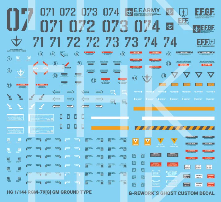G-REWORK Decal H202 HGUC GM Ground Type - Image 11