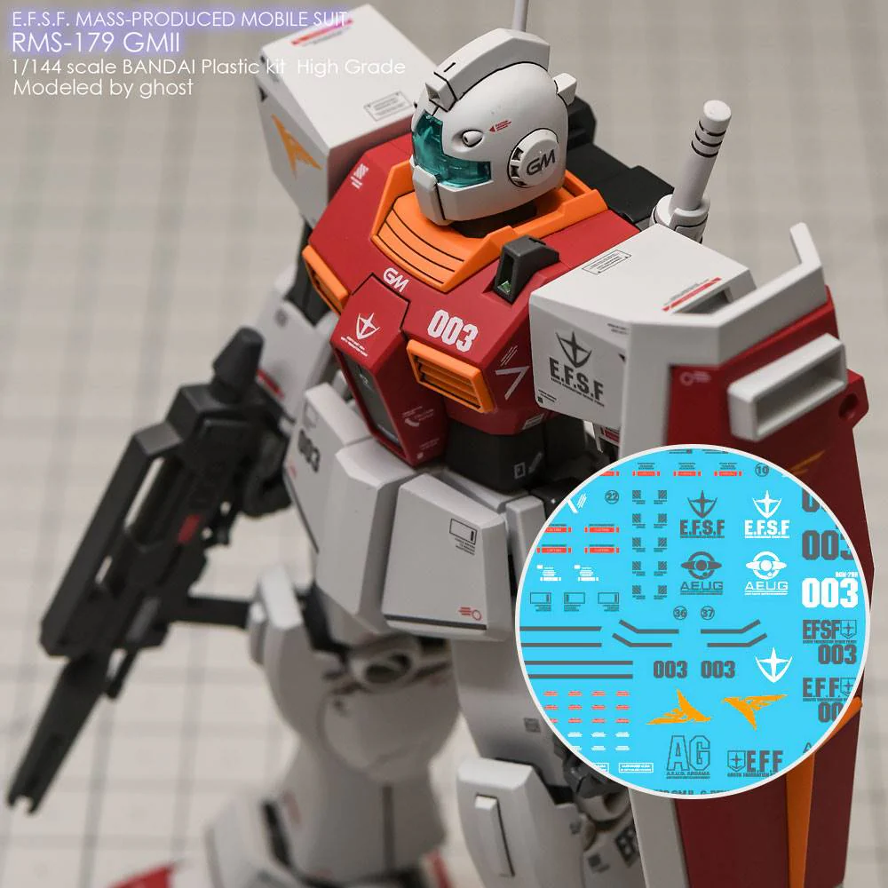G-REWORK Decal H131 HGUC GMII
