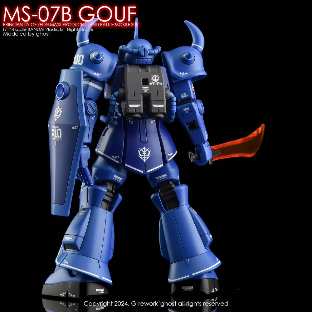 G-REWORK Decal H196 HGUC Gouf Revive - Image 5