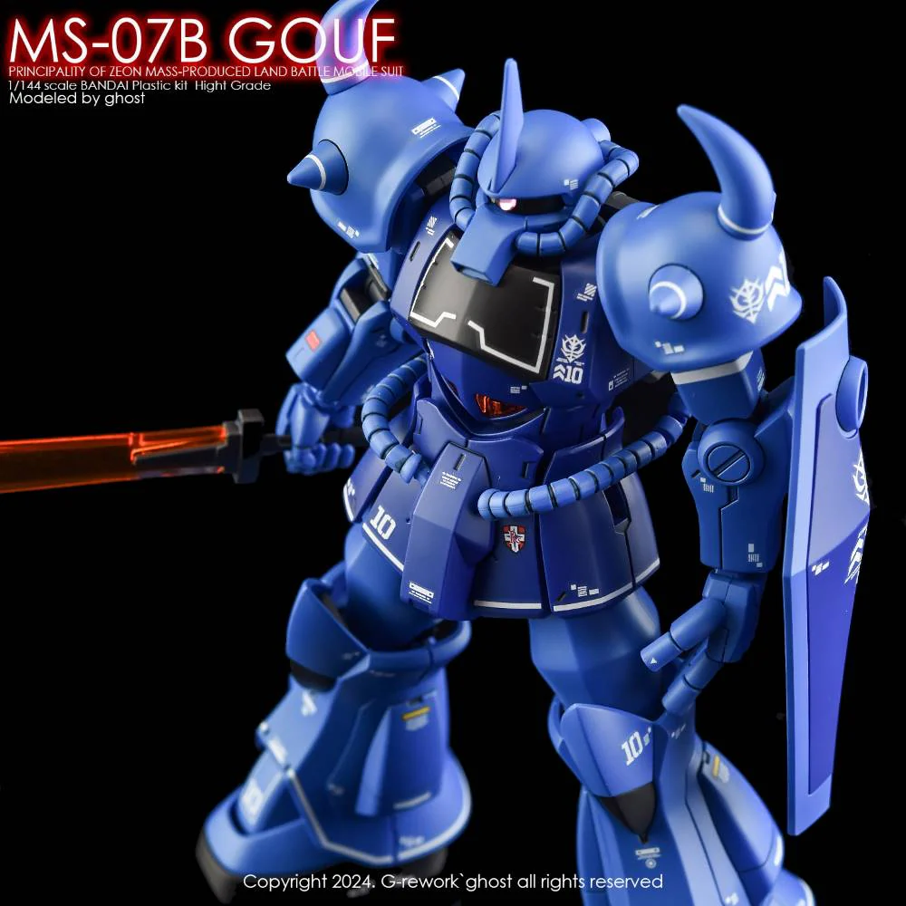 G-REWORK Decal H196 HGUC Gouf Revive - Image 6