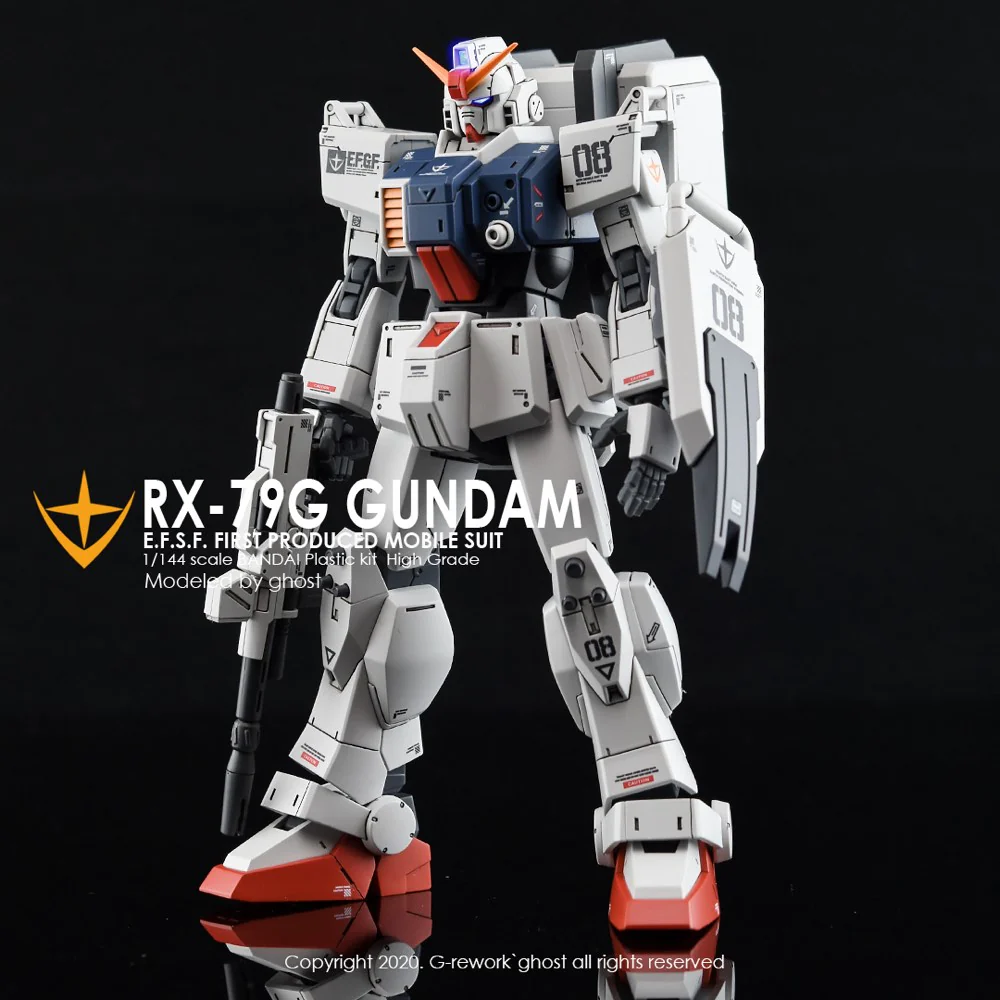 G-REWORK Decal H210 HGUC Gundam Ground Type - Image 3