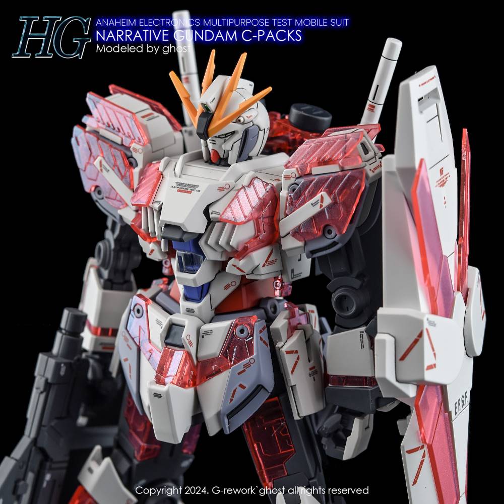 G-REWORK Decal H222 HGUC Narrative Gundam C-Packs - Image 6