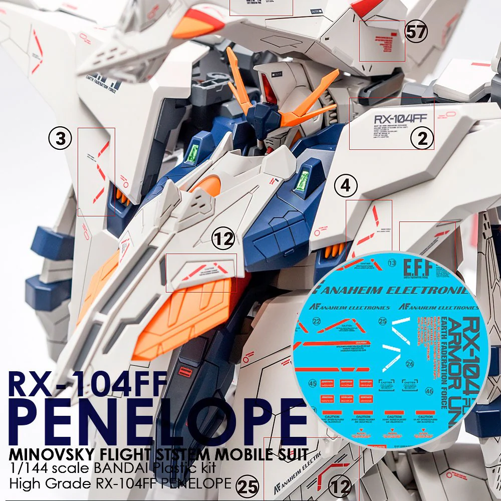 G-REWORK Decal H229 HGUC Penelope