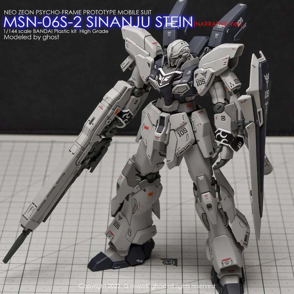 G-REWORK Decal H217 HGUC Sinanju Stein NT Ver. - Image 2