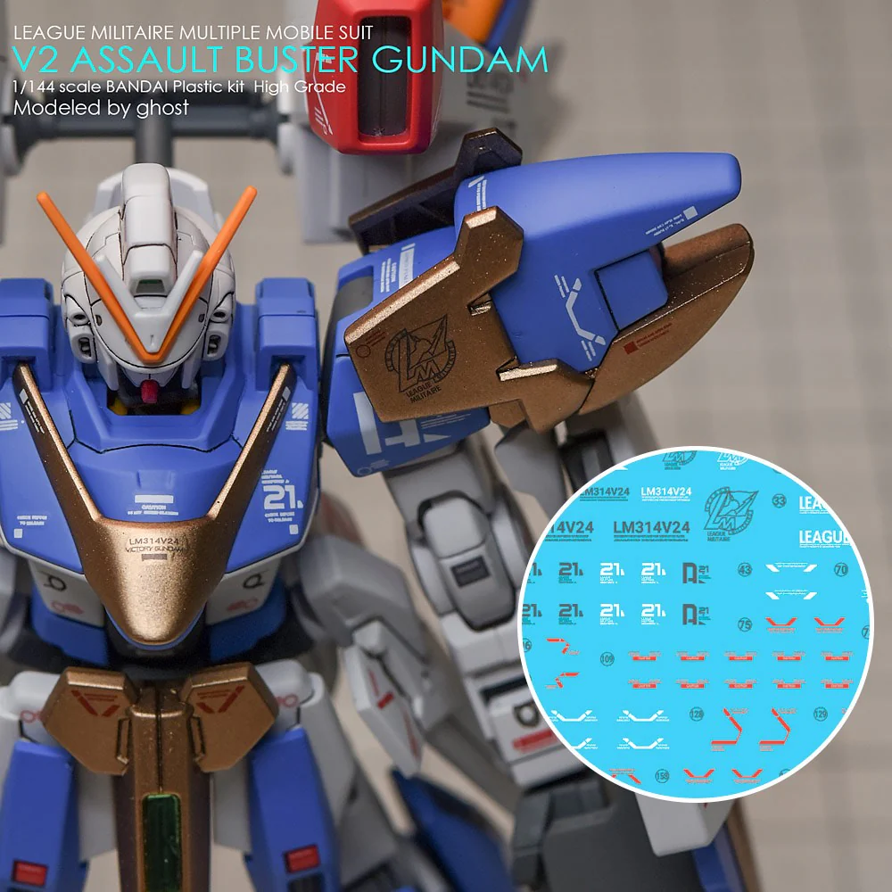 G-REWORK Decal H189 HGUC V2 Assault Buster Gundam