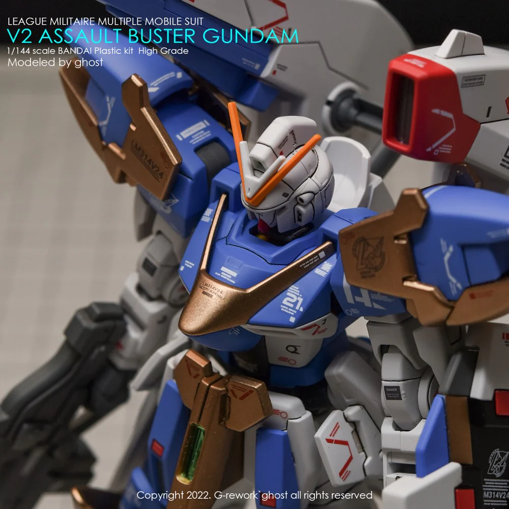 G-REWORK Decal H189 HGUC V2 Assault Buster Gundam - Image 8