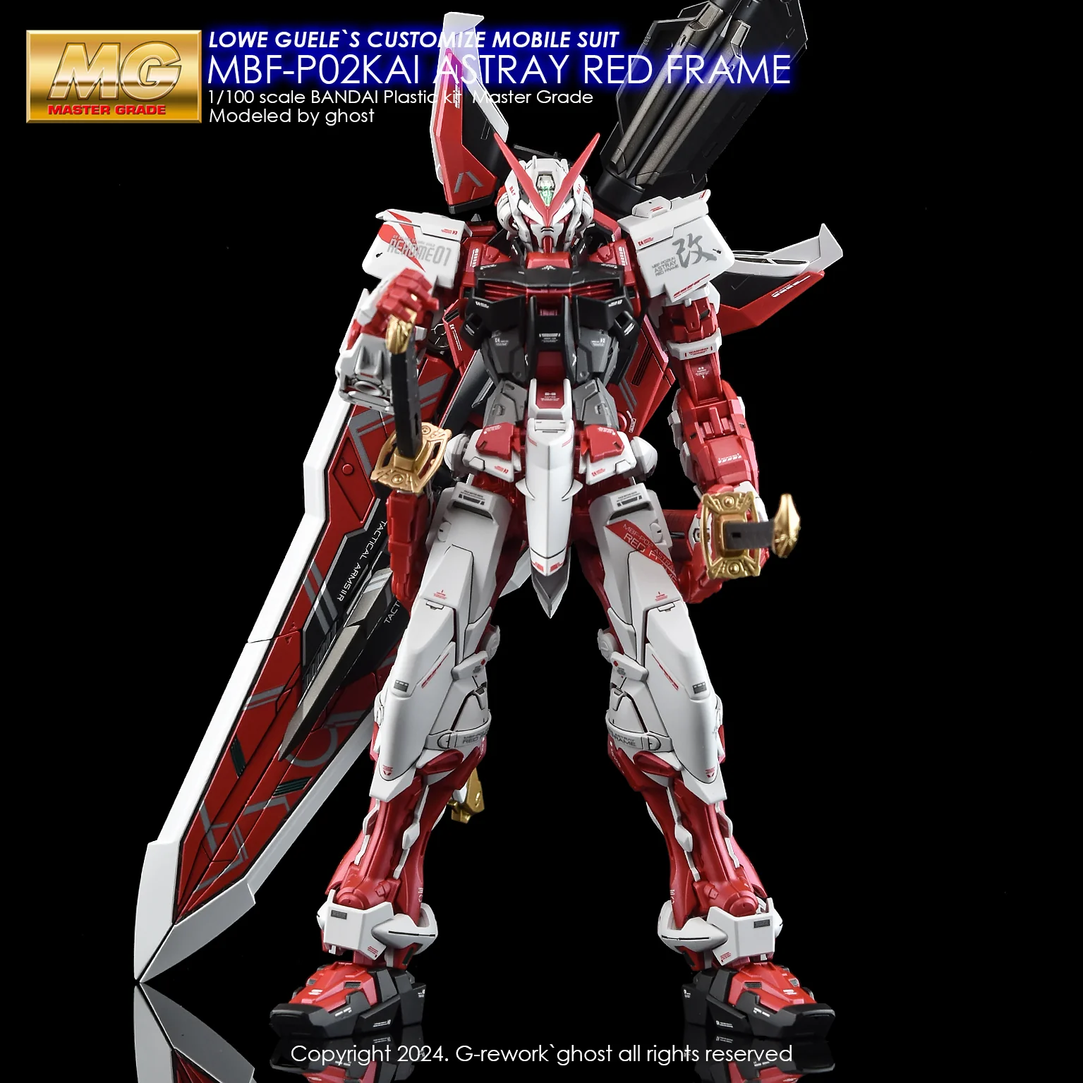 G-REWORK Decal M130 MG Gundam Astray Red Frame Kai - Image 10