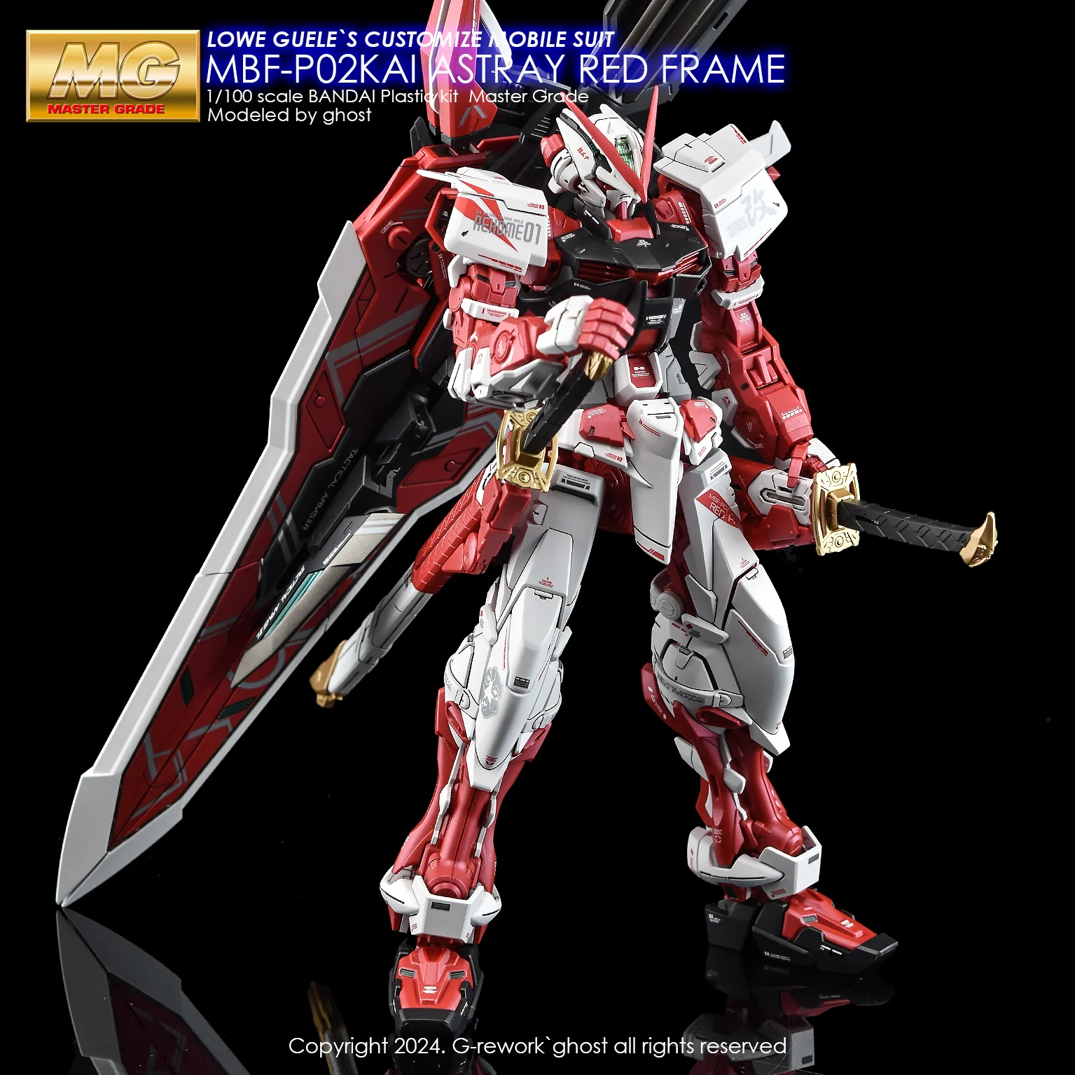 G-REWORK Decal M130 MG Gundam Astray Red Frame Kai - Image 11