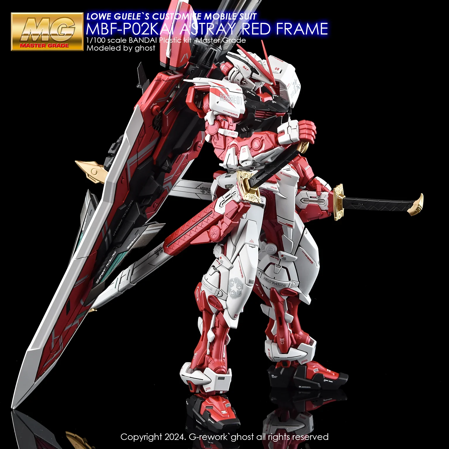 G-REWORK Decal M130 MG Gundam Astray Red Frame Kai - Image 12