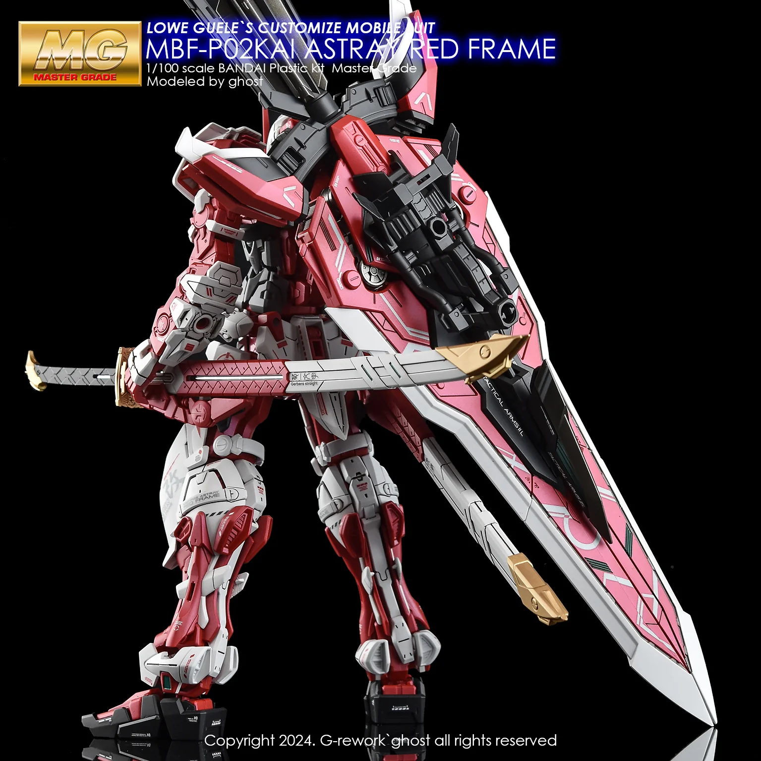 G-REWORK Decal M130 MG Gundam Astray Red Frame Kai - Image 13