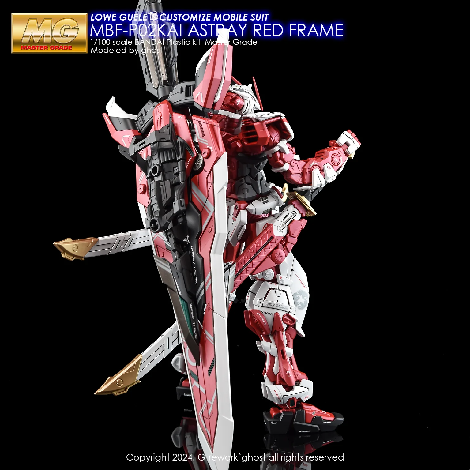 G-REWORK Decal M130 MG Gundam Astray Red Frame Kai - Image 14
