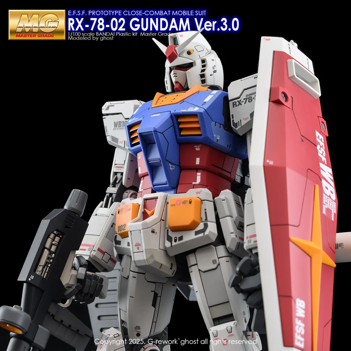 G-REWORK Decal M172 MG RX-78-2 Gundam Ver 3.0 - Image 11