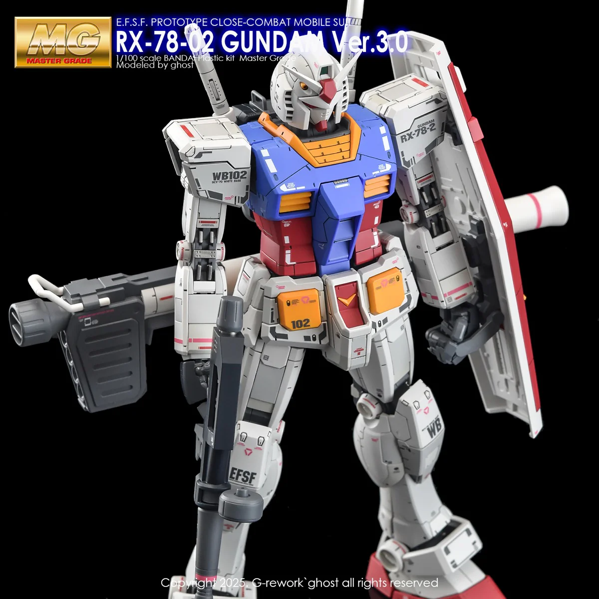 G-REWORK Decal M172 MG RX-78-2 Gundam Ver 3.0 - Image 9