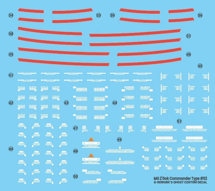 G-REWORK Decal M66 MG Z'Gok Commander Type - Image 20