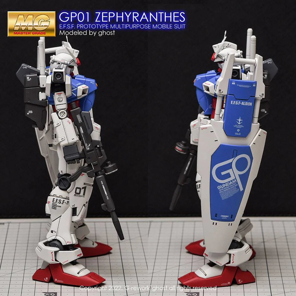 G-REWORK Decal M10 MG Gundam GP01 Zephyranthes - Image 6
