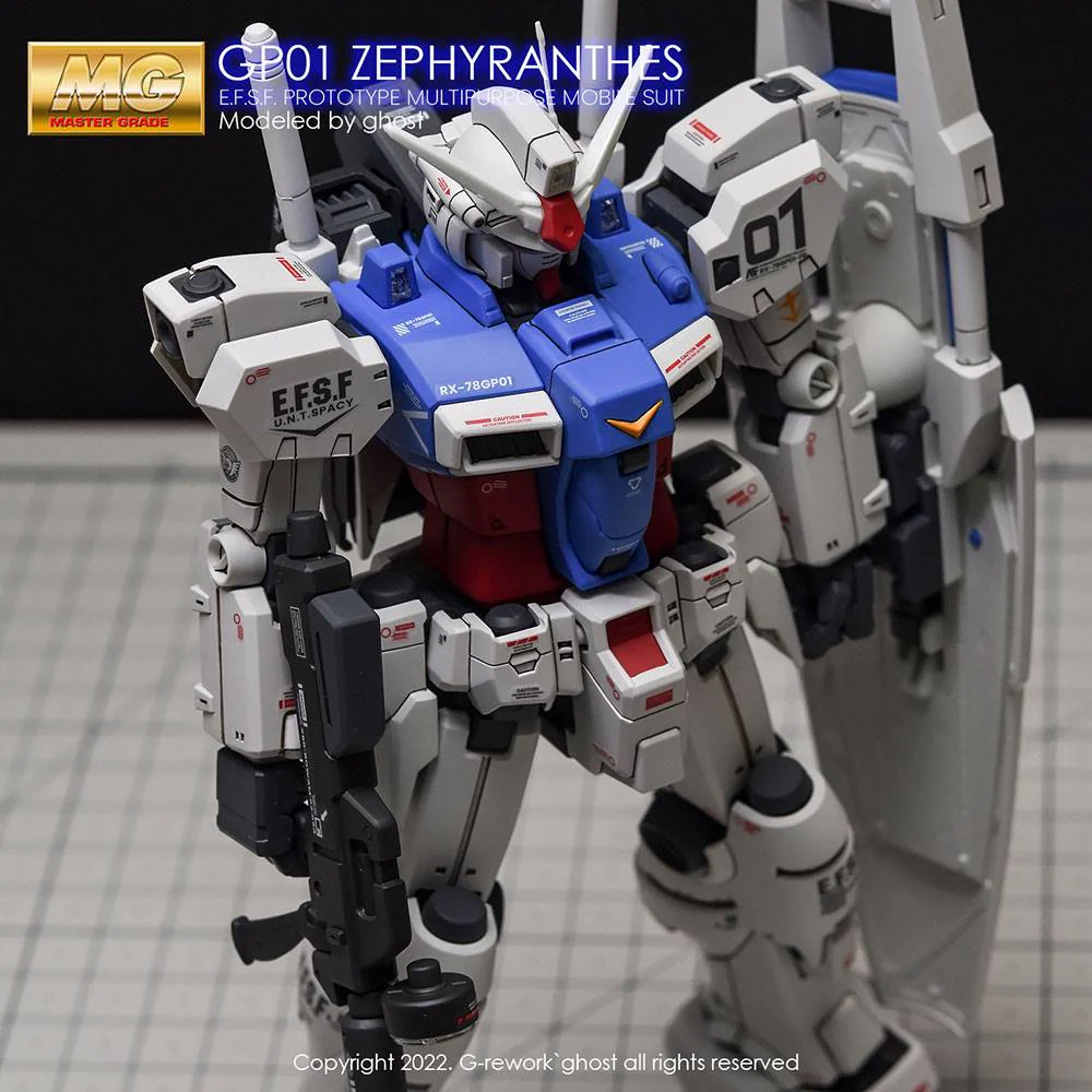 G-REWORK Decal M10 MG Gundam GP01 Zephyranthes - Image 9