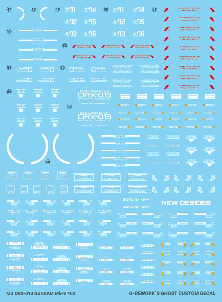 G-REWORK Decal ML-MK5 MG Gundam Mk-V - Image 11