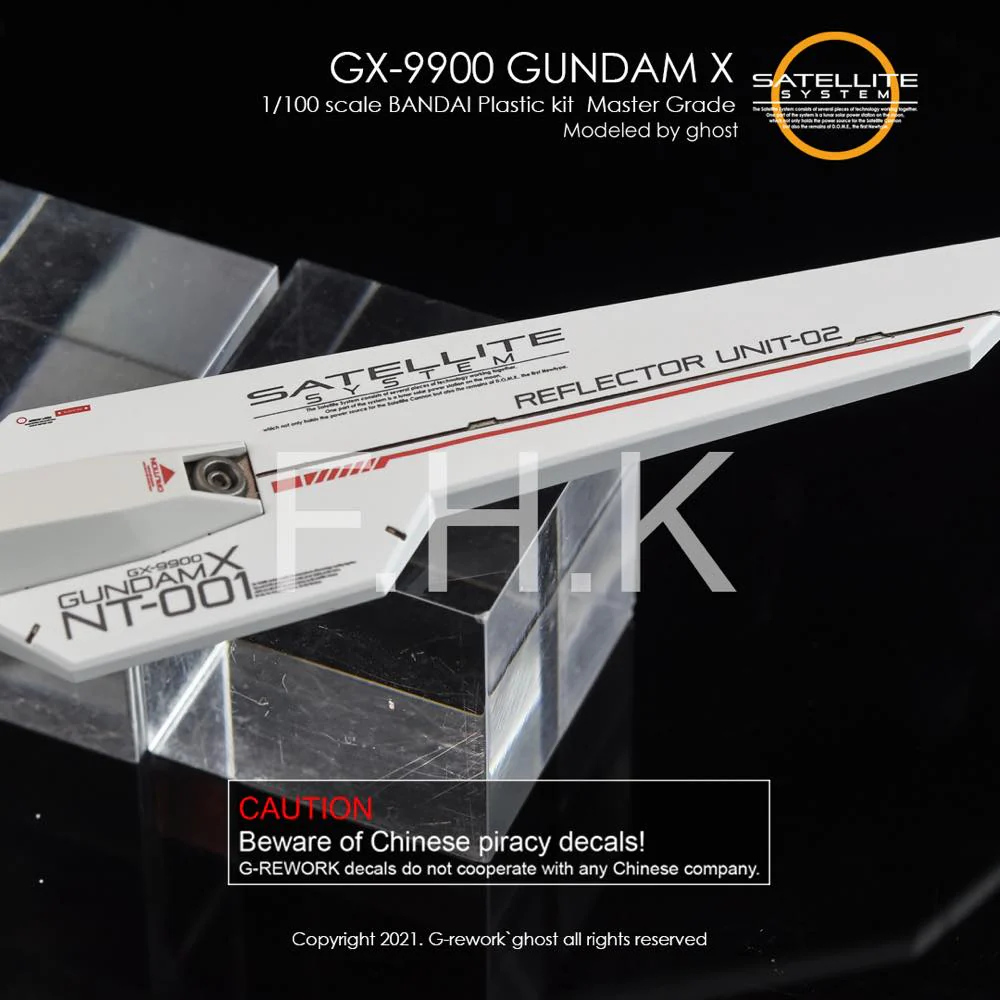 G-REWORK Decal M177 MG Gundam X - Image 12