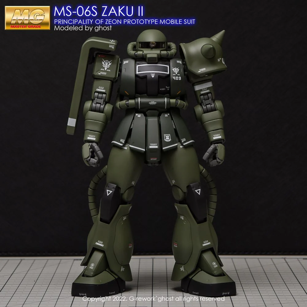 G-REWORK Decal M97 MG MS-06F/J Zaku II Ver 2.0 - Image 2