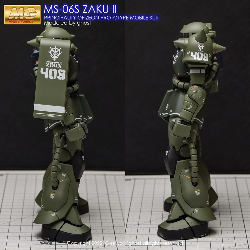 G-REWORK Decal M97 MG MS-06F/J Zaku II Ver 2.0 - Image 5