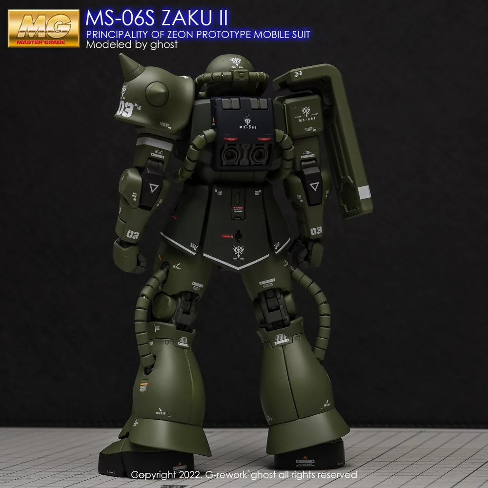 G-REWORK Decal M97 MG MS-06F/J Zaku II Ver 2.0 - Image 6