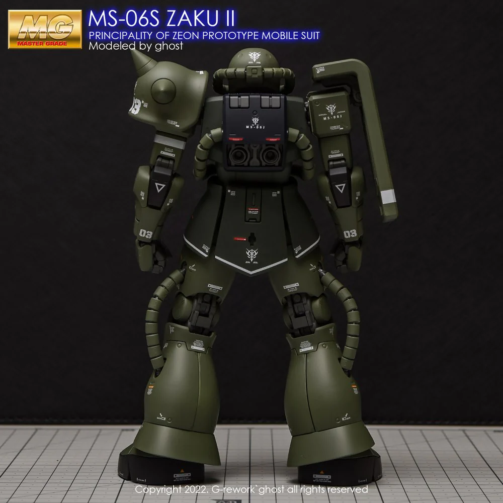G-REWORK Decal M97 MG MS-06F/J Zaku II Ver 2.0 - Image 7