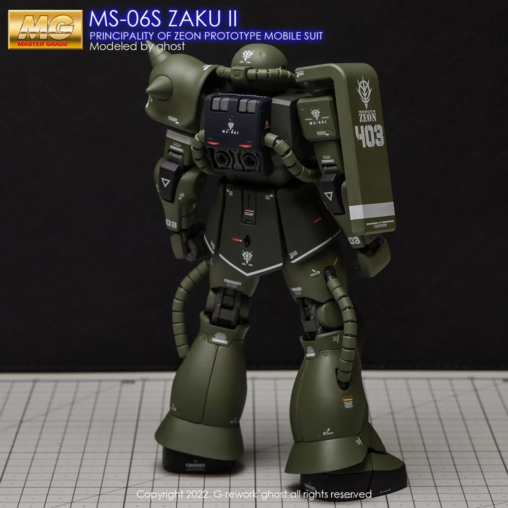 G-REWORK Decal M97 MG MS-06F/J Zaku II Ver 2.0 - Image 8