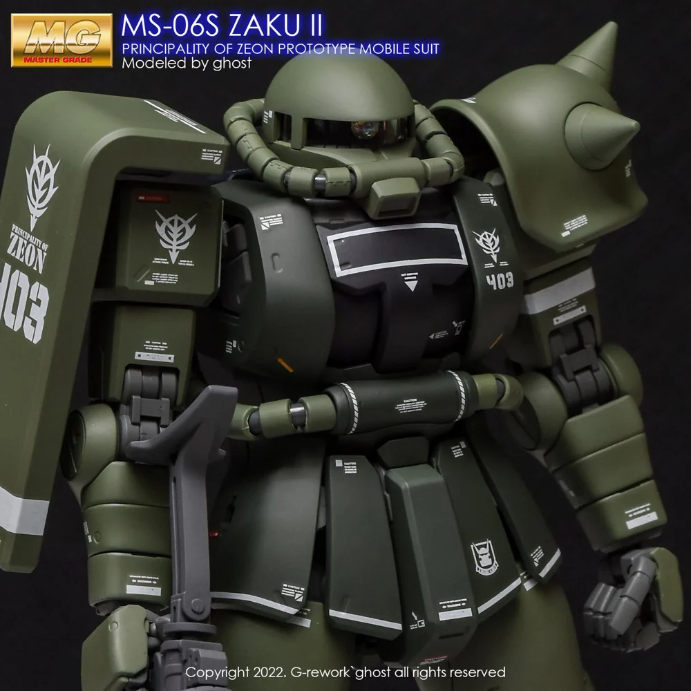 G-REWORK Decal M97 MG MS-06F/J Zaku II Ver 2.0 - Image 9