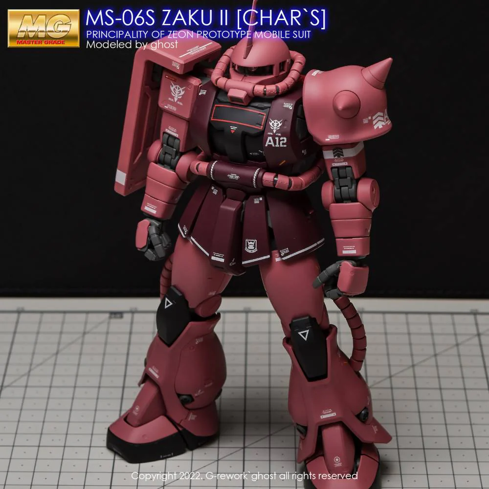 G-REWORK Decal M98 MG MS-06S Zaku II Ver 2.0 Char Custom - Image 4
