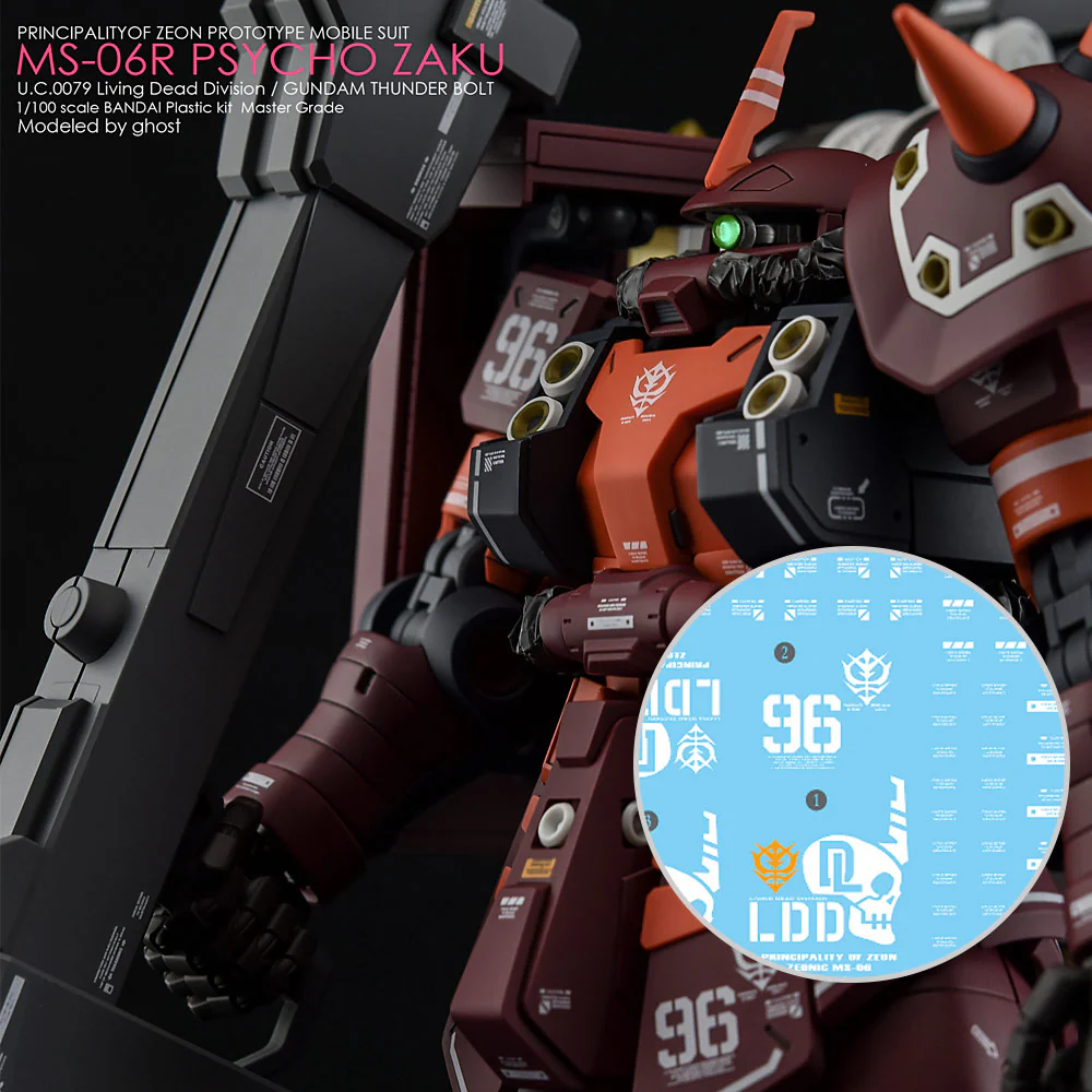 G-REWORK Decal M194 MG Psycho Zaku [Thunderbolt Ver.]