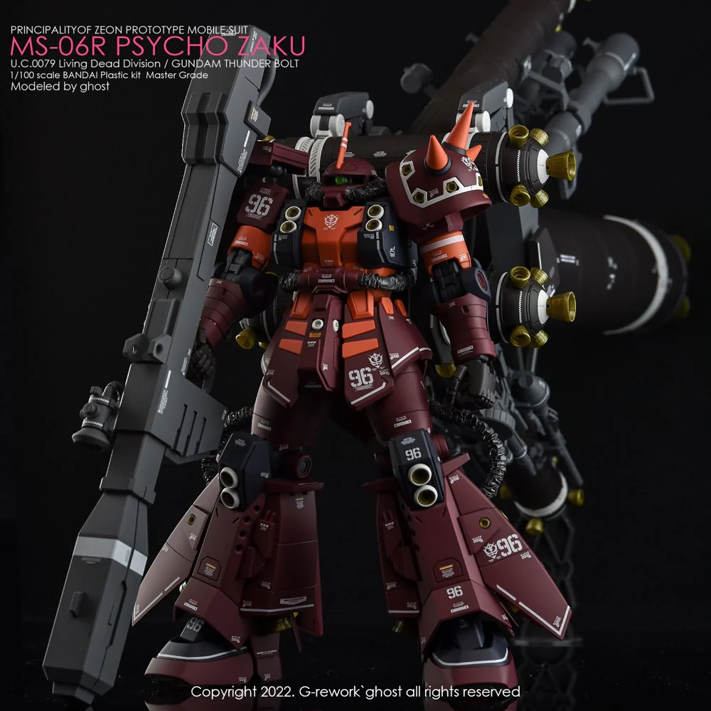 G-REWORK Decal M194 MG Psycho Zaku [Thunderbolt Ver.] - Image 12