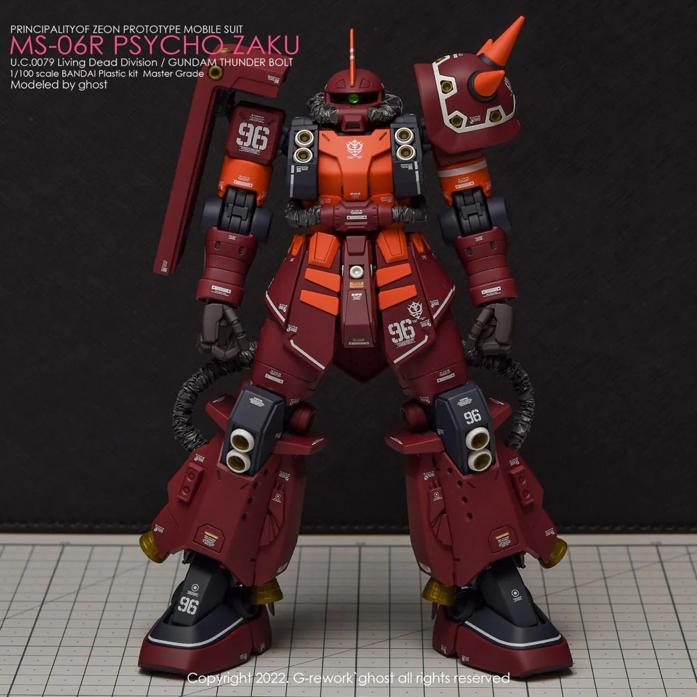 G-REWORK Decal M194 MG Psycho Zaku [Thunderbolt Ver.] - Image 3