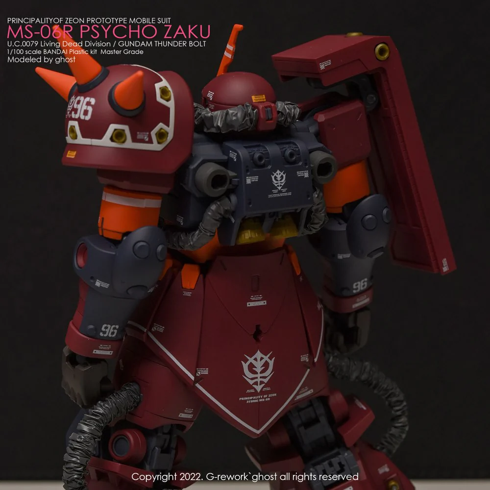 G-REWORK Decal M194 MG Psycho Zaku [Thunderbolt Ver.] - Image 4