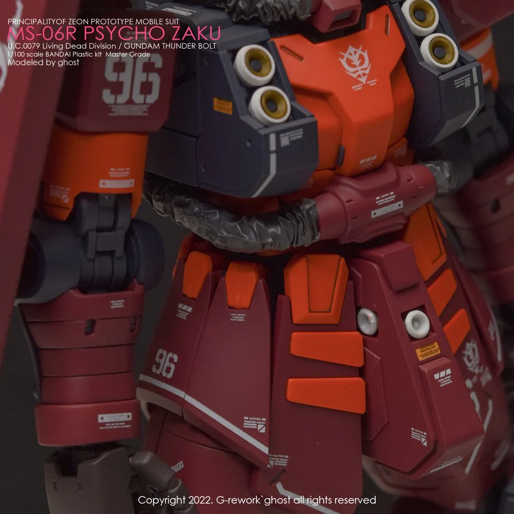 G-REWORK Decal M194 MG Psycho Zaku [Thunderbolt Ver.] - Image 6