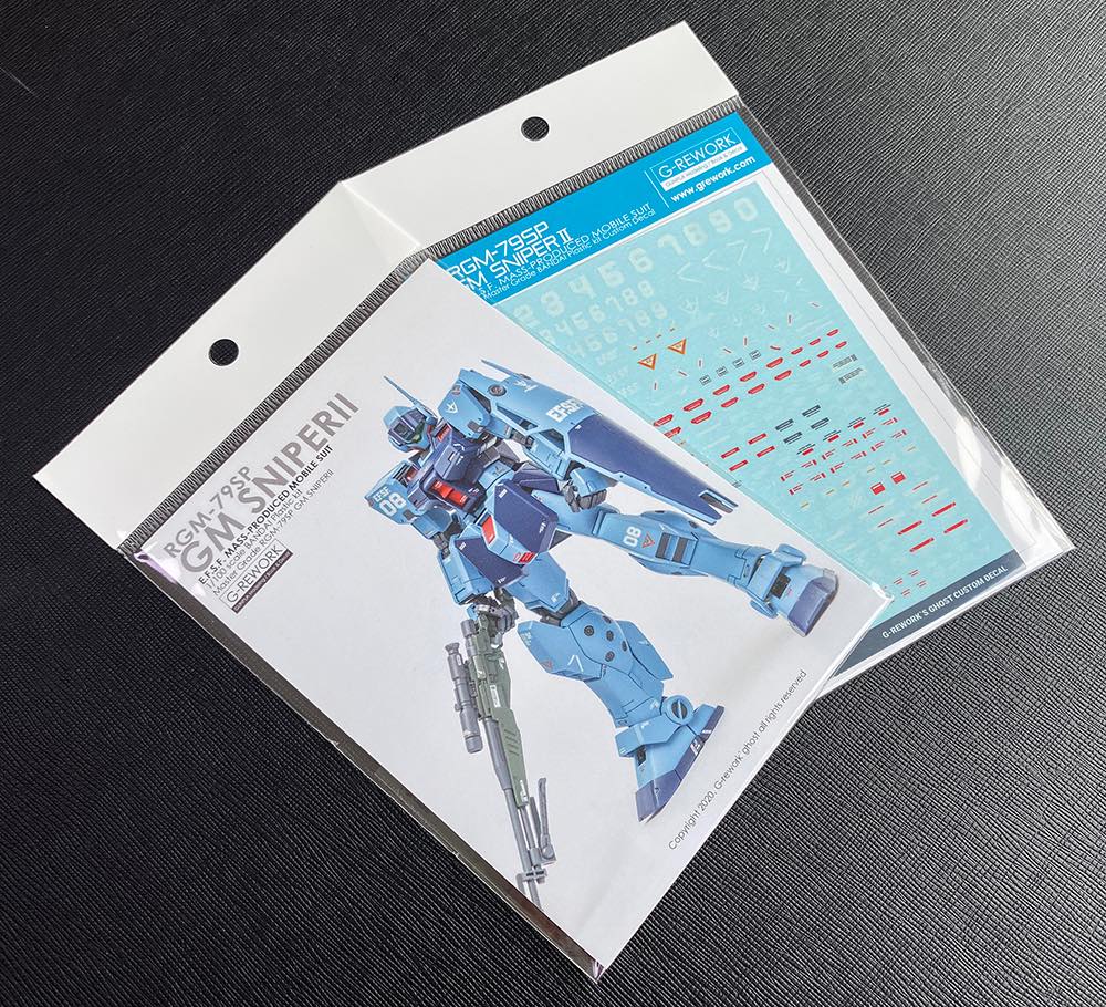 G-REWORK Decal M195 MG RGM-79SP GM Sniper II - Image 3