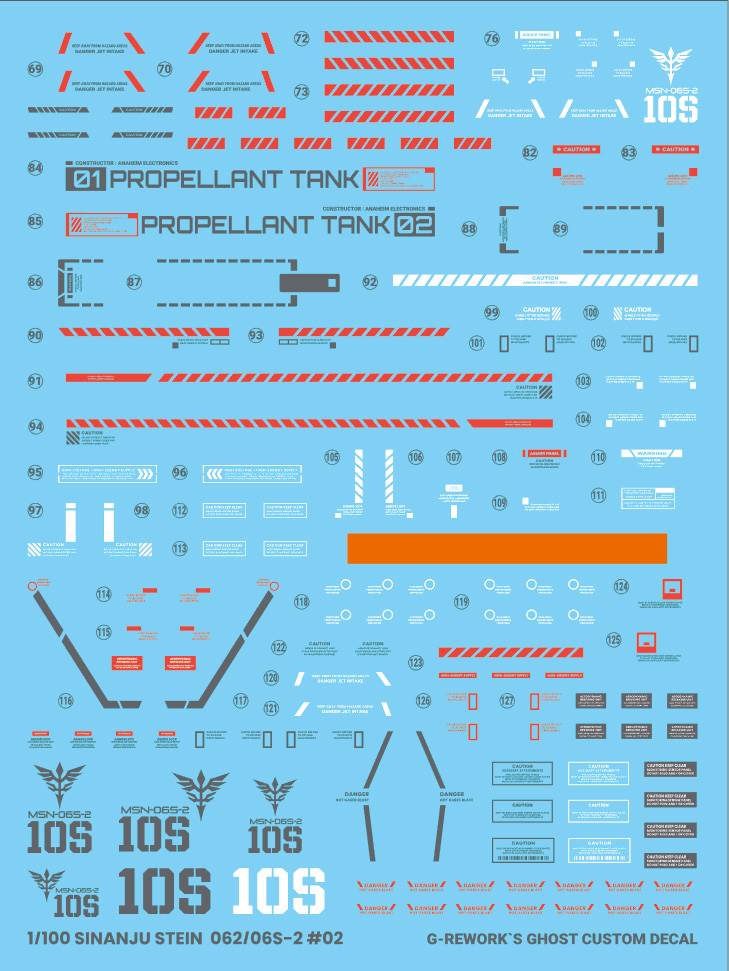 G-REWORK Decal M165 MG Sinanju Stein - Image 13