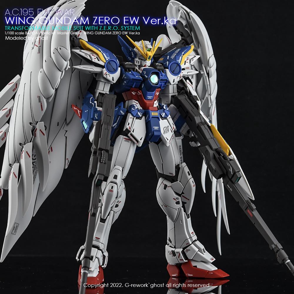 G-REWORK Decal M215 MG Wing Gundam Zero Custom Ver.Ka (Decal v2.0) - Image 15
