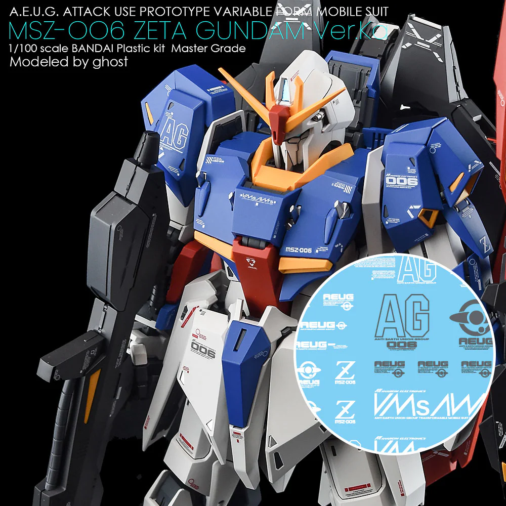 G-REWORK Decal M221 MG Zeta Gundam Ver.Ka