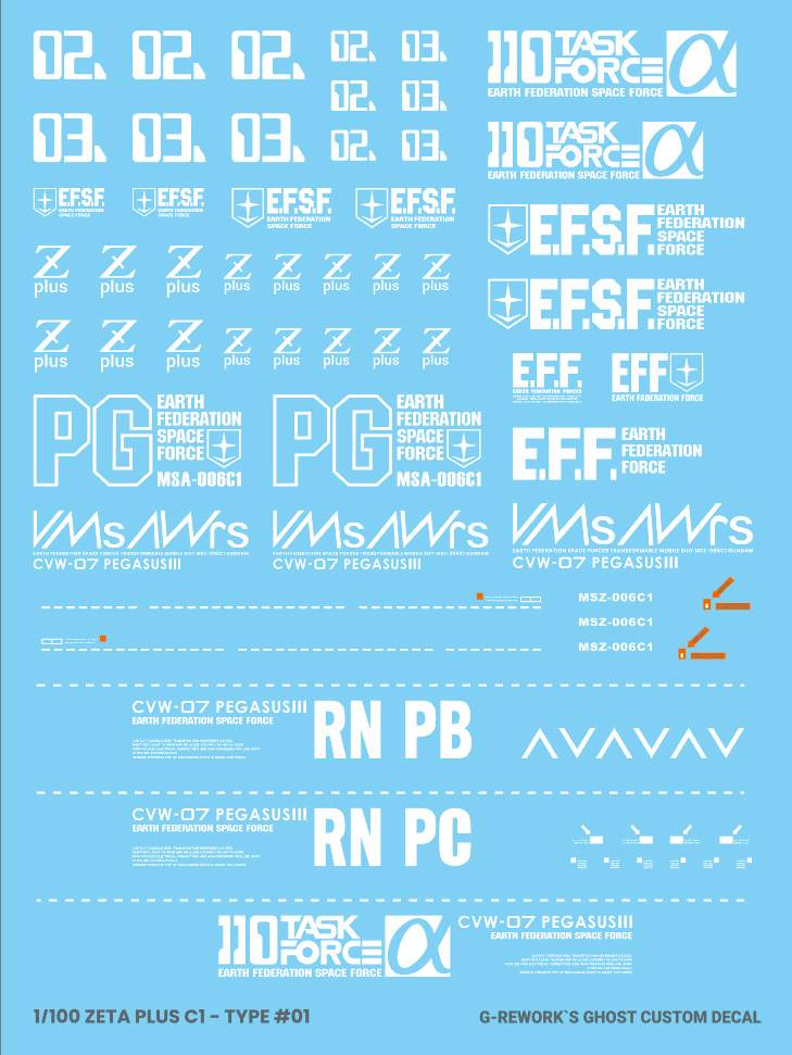 G-REWORK Decal M46 MG Zeta Plus C1 - Image 7