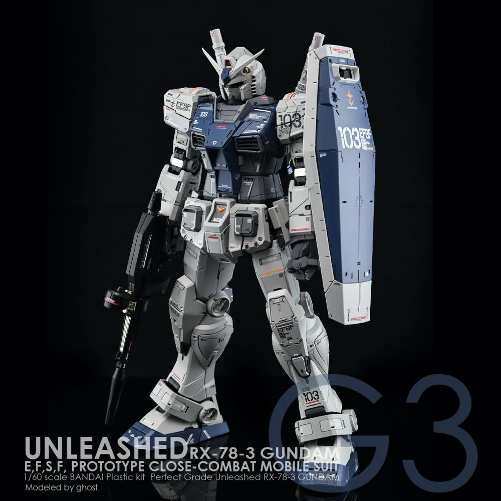 G-REWORK Decal P19-G3 PG Unleashed RX-78-2 Gundam Decal G3 Ver. - Image 6