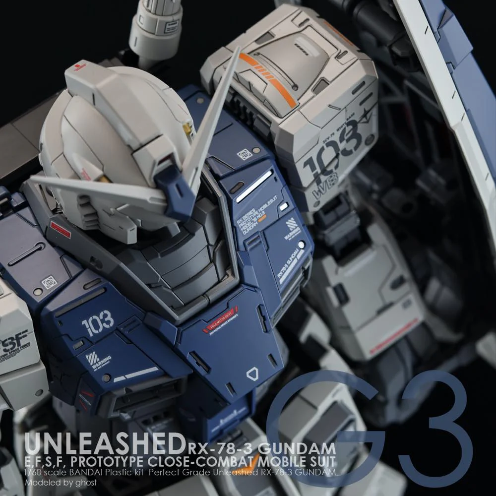 G-REWORK Decal P19-G3 PG Unleashed RX-78-2 Gundam Decal G3 Ver. - Image 8