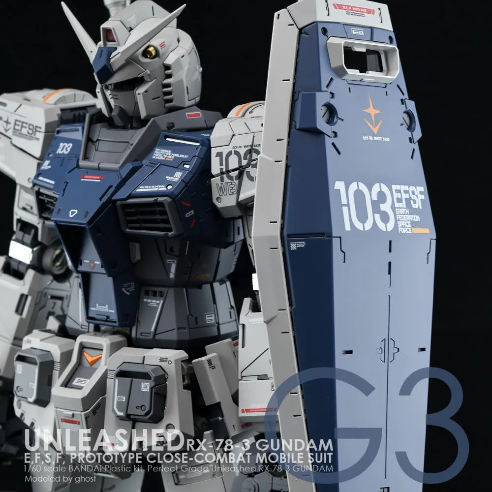 G-REWORK Decal P19-G3 PG Unleashed RX-78-2 Gundam Decal G3 Ver. - Image 9
